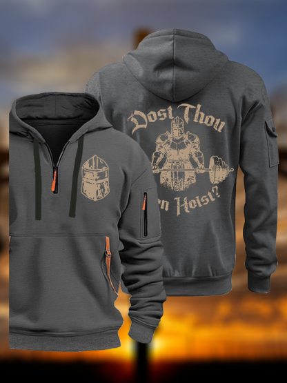 Dost Thou Even Hoist? Jesus God Christian Zipper Hoodies