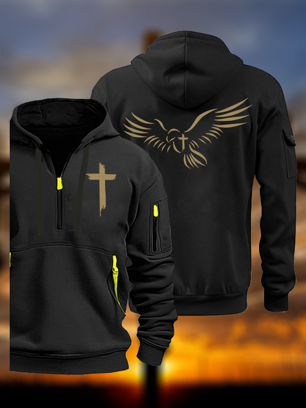 Wings Like Eagles Jesus God Christian Zipper Hoodies