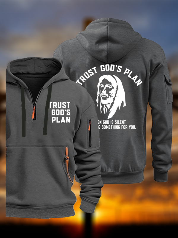Trust God's Plan Jesus God Christian Zipper Hoodies