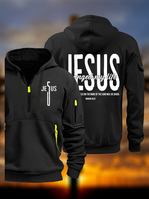 Jesus Changed My Life Jesus God Christian Zipper Hoodies