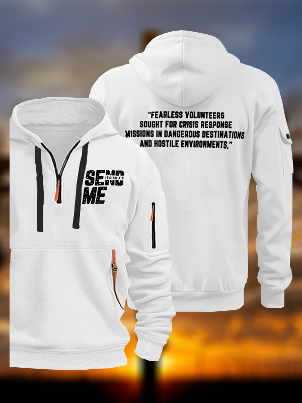 SEND ME - Isaiah 6:8  Jesus God Christian Zipper Hoodies