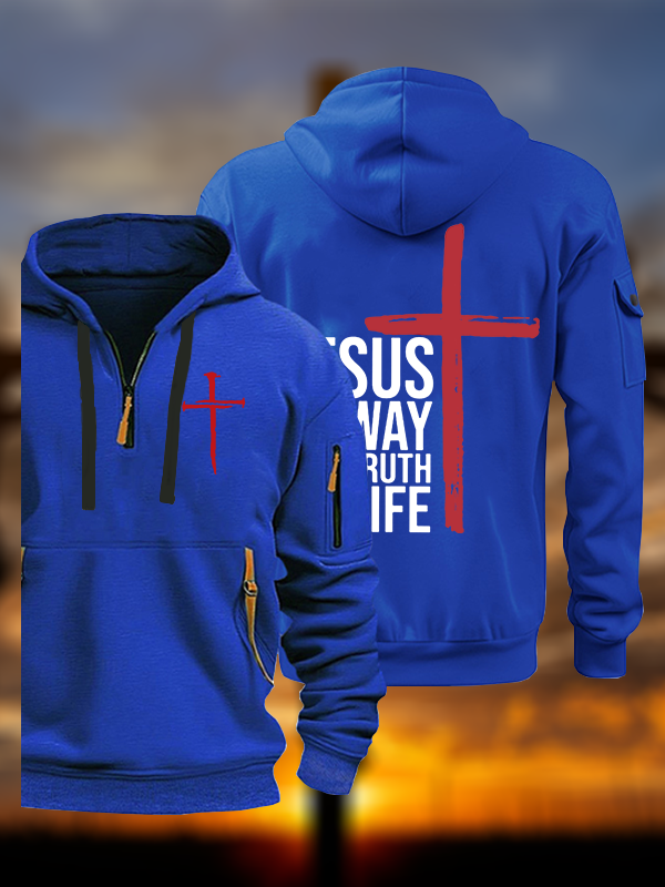 Jesus The Way Truth Life Jesus God Christian Zipper Hoodies