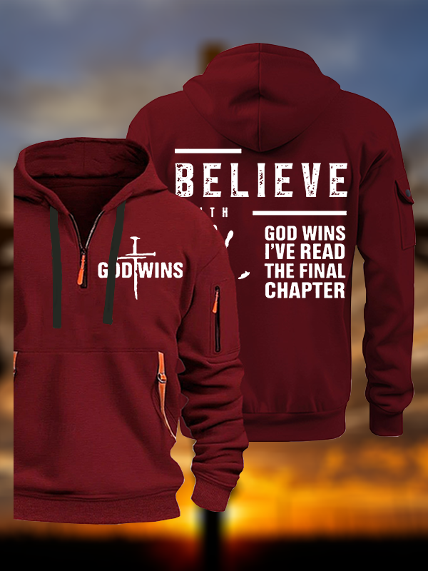 God Wins Jesus God Christian Zipper Hoodies