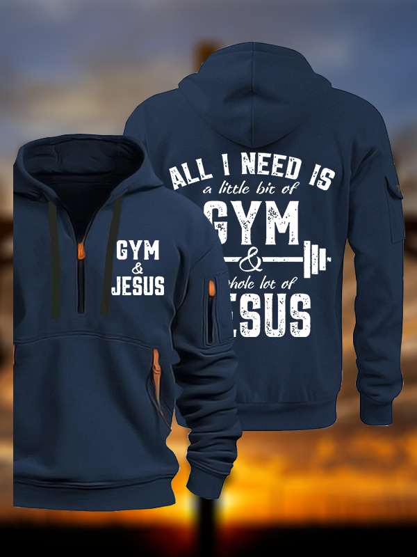 Gym and Jesus Jesus God Christian Zipper Hoodies