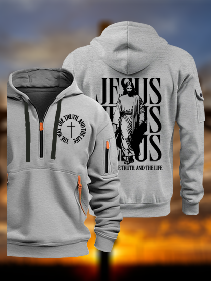 Jesus The Way The Truth And The Life  Jesus God Christian Zipper Hoodies
