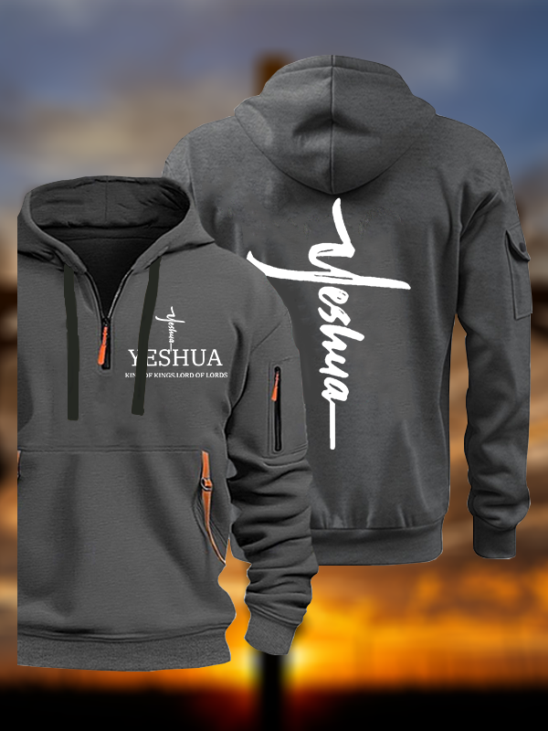 Yeshua King Of Kings Lord Of Lords Jesus God Christian Zipper Hoodies