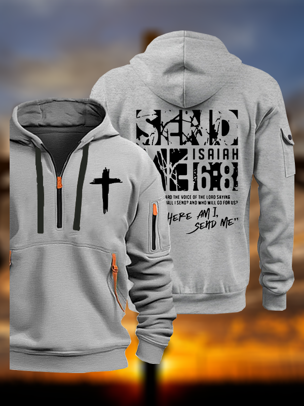 Send Me Isaiah 6:8 Jesus God Christian Zipper Hoodies