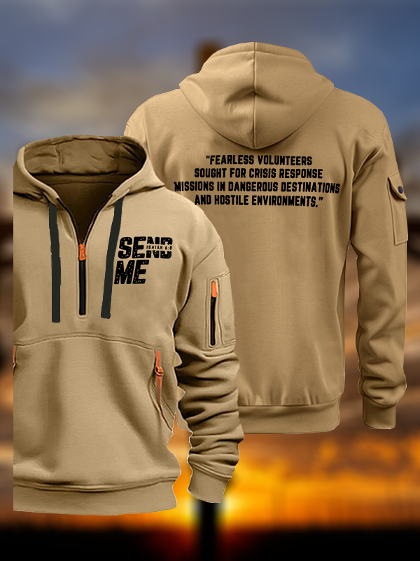 SEND ME - Isaiah 6:8  Jesus God Christian Zipper Hoodies