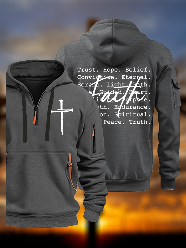 Faith Jesus God Christian Zipper Hoodies