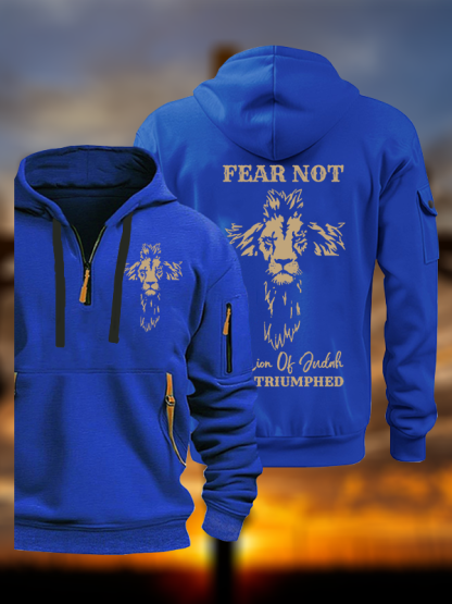 Fear Not  Jesus God Christian Zipper Hoodies