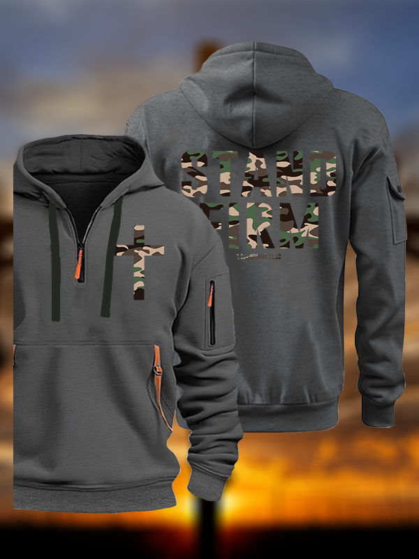 Stand Firm Jesus God Christian Zipper Hoodies
