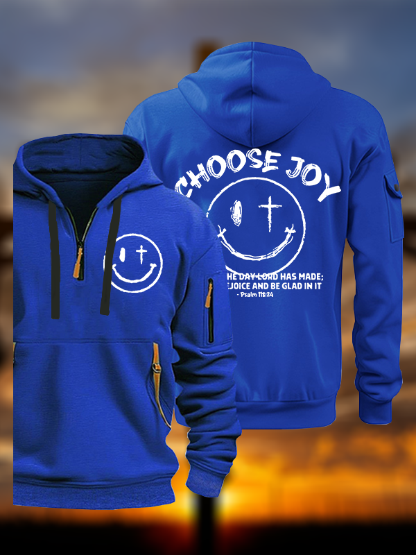 Choose Joy Jesus God Christian Zipper Hoodies