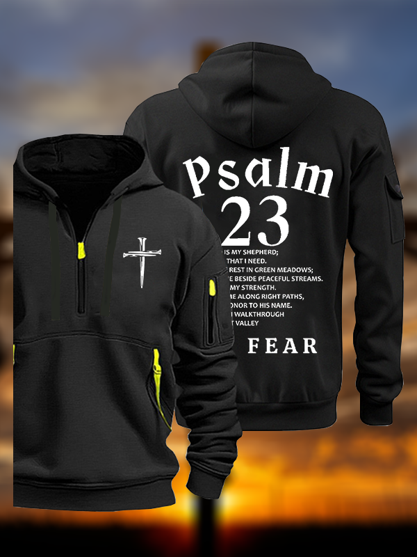 Psalm 23 Jesus God Christian Zipper Hoodies