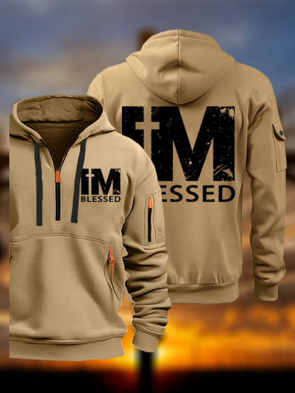I'm Blessed Jesus God Christian Zipper Hoodies