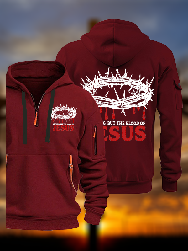 Blood Of Jesus  Jesus God Christian Zipper Hoodies