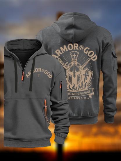 Armor Of God Jesus God Christian Zipper Hoodies