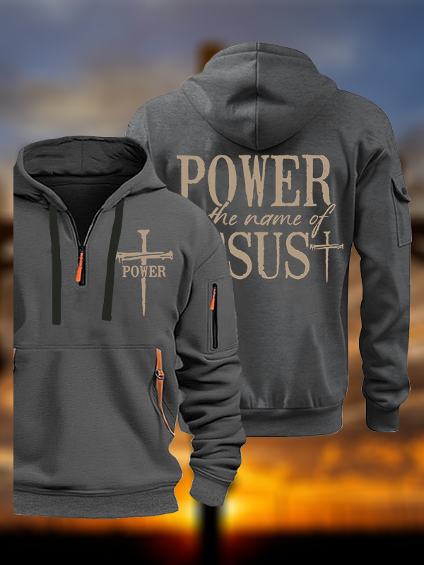 Power In The Name of Jesus Jesus God Christian Zipper Hoodies