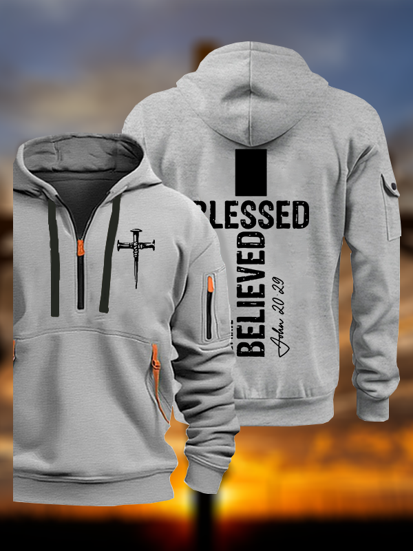 Blessed Jesus God Christian Zipper Hoodies