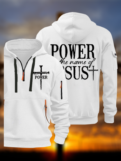 Power In The Name of Jesus Jesus God Christian Zipper Hoodies