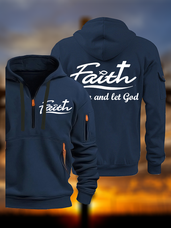  Let Go And Let God Jesus God Christian Zipper Hoodies