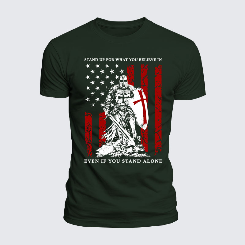 Luxe Mercerized Cotton Tee - Stand Up For What You Believe