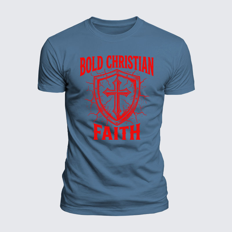 Bold Christian Jesus God Christian  – Luxe Mercerized Interlock Cotton Tee