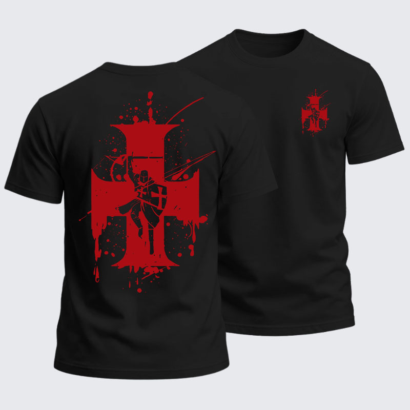 Heavyweight Cotton Tee - Knights Templar