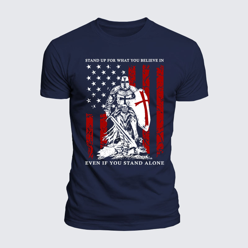 Luxe Mercerized Cotton Tee - Stand Up For What You Believe