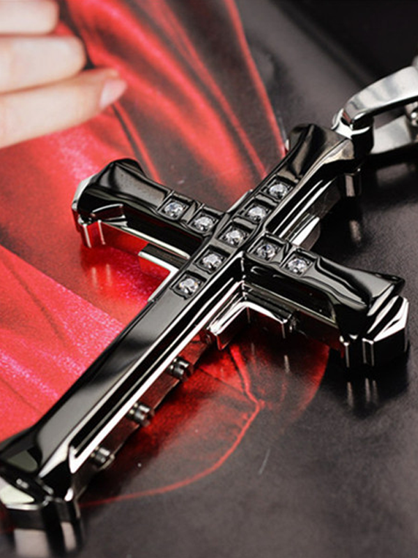 Christian Diamond Cross Necklace