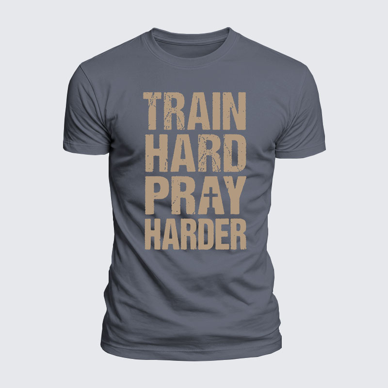 Luxe Mercerized Cotton Tee - Train Hard Pray Harder