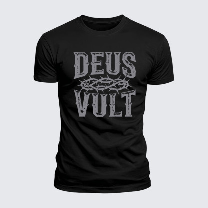 Luxe Mercerized Cotton Tee - Deus Vult
