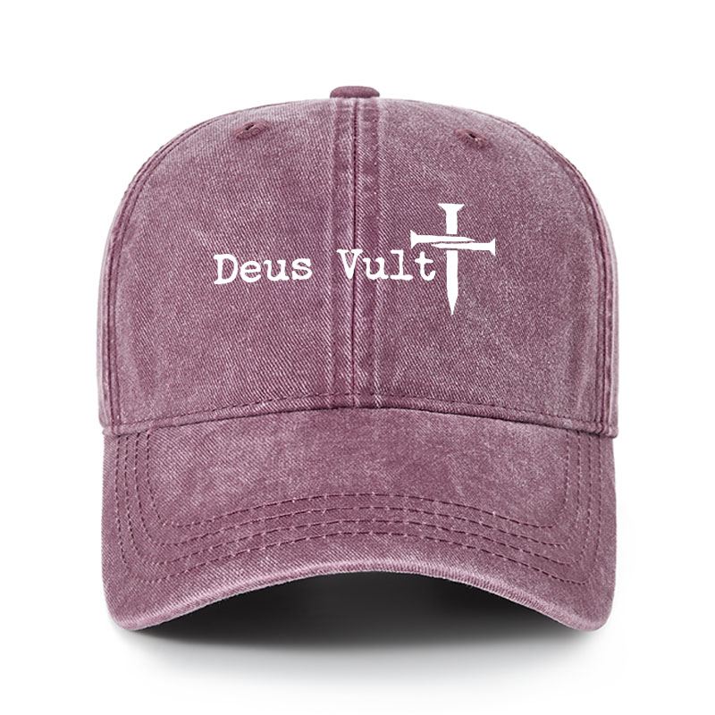 Heritage Washed Cap - Deus Vult 