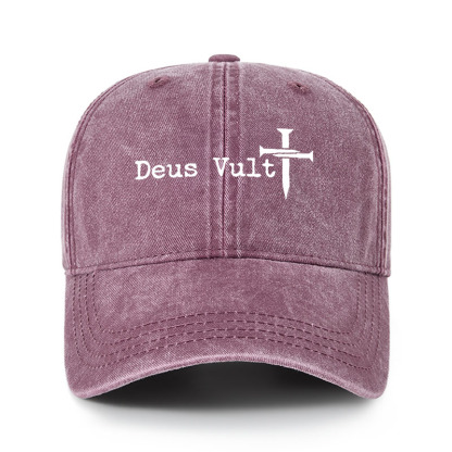Heritage Washed Cap - Deus Vult 