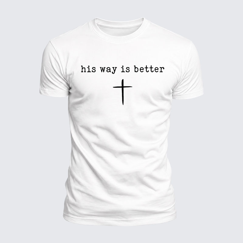 Luxe Mercerized Cotton Tee - His Way Is Better