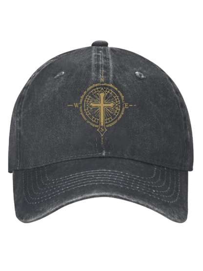 Cross Compass Christian Hat