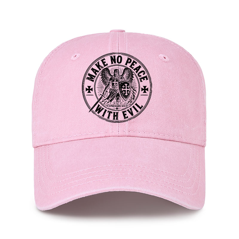 Heritage Washed Cap - Make No Peace With Evil