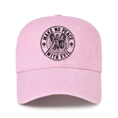 Heritage Washed Cap - Make No Peace With Evil