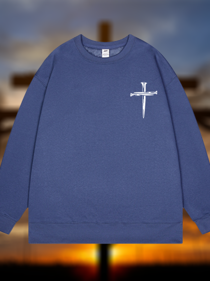 Cross  Jesus God Christian Sweatshirt