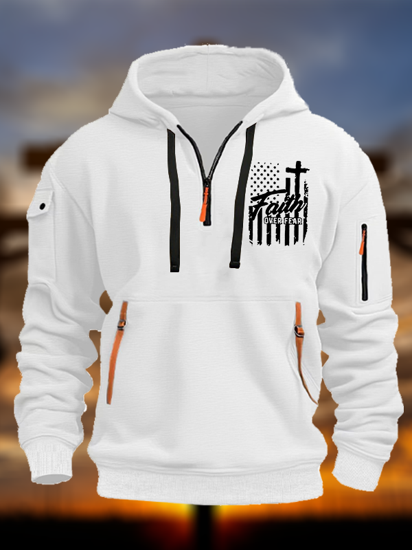 Faith Over Fear Jesus God Christian Zipper Hoodies