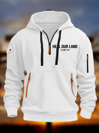 Heal Our Land Jesus God Christian Zipper Hoodies