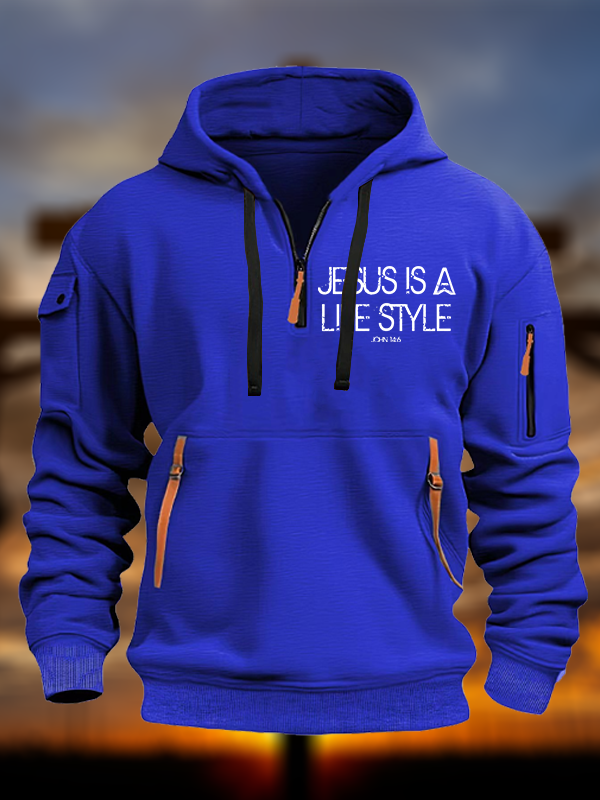 Jesus Is A Life Style  Jesus God Christian Zipper Hoodies