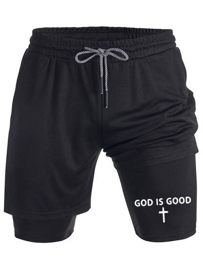 God Is Good Christian Performance Shorts