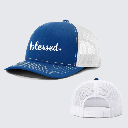 Blessed Cross Jesus God Christian Richardson Hat