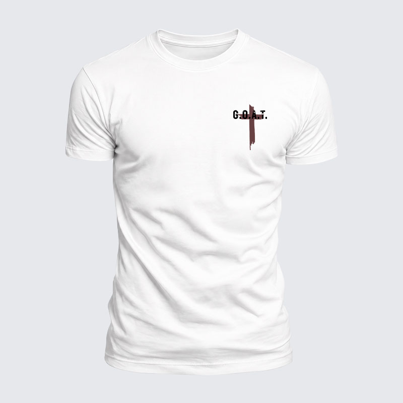 Luxe Mercerized Cotton Tee - Cross Lion