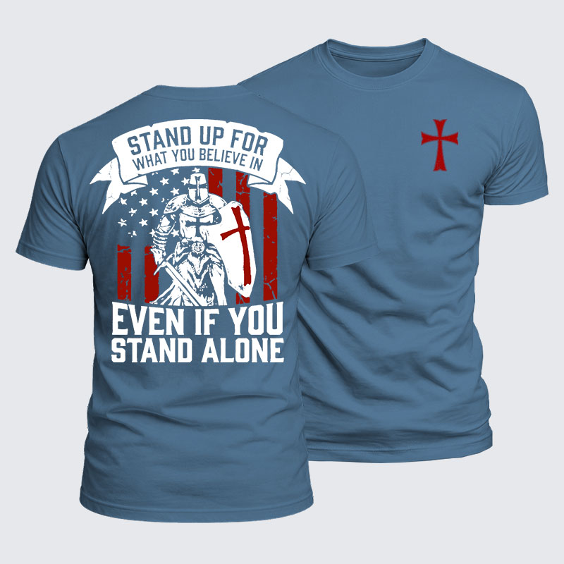 Luxe Mercerized Cotton Tee - Stand Up For What You Believe