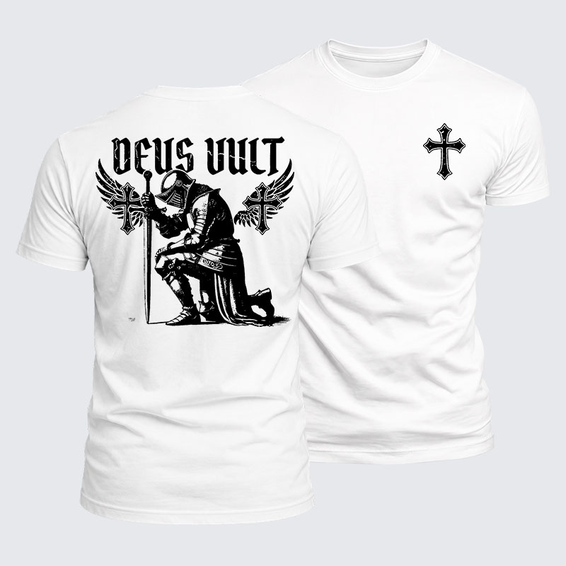 [Copy]Luxe Mercerized Cotton Tee - Deus Vult