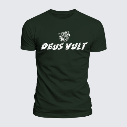 Luxe Mercerized Cotton Tee - Deus Vult