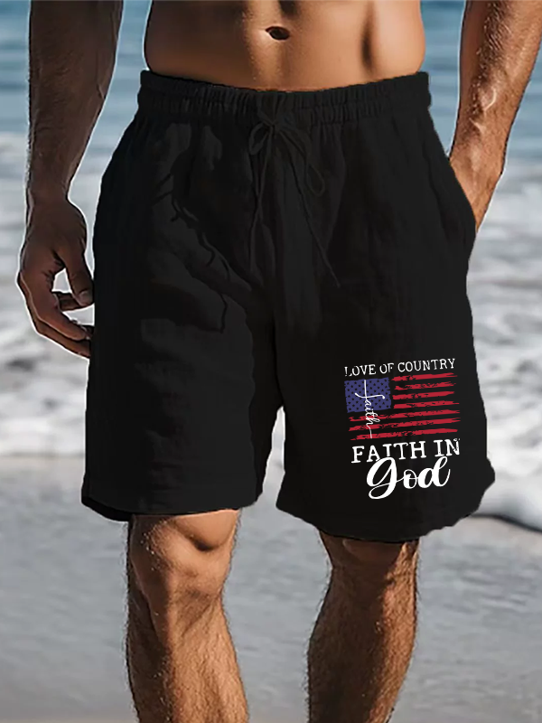 Faith In God Christian Beach Shorts