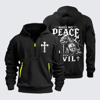 Zipper Hoodies - Make No Peace With Evil