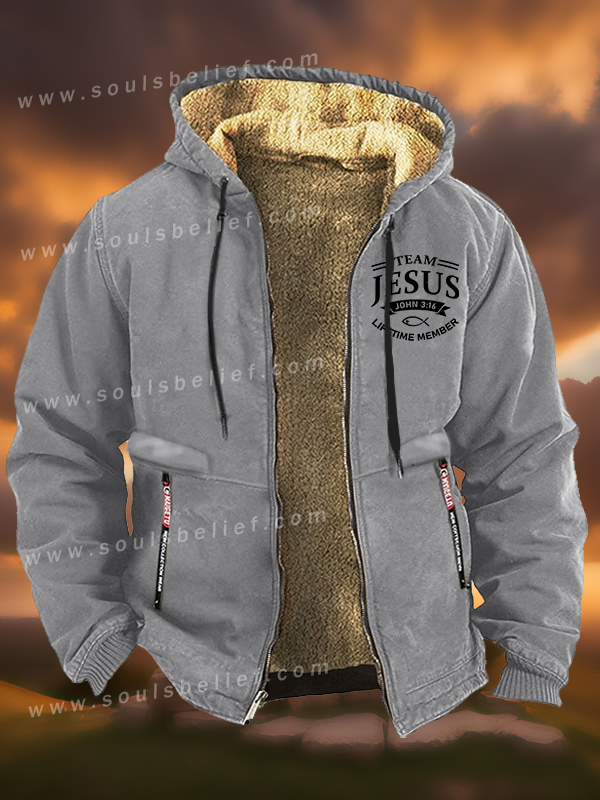 Jesus Team Jesus God Christian Zipper Hooded Jacket
